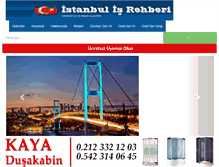 Tablet Screenshot of istanbulisrehberi.info